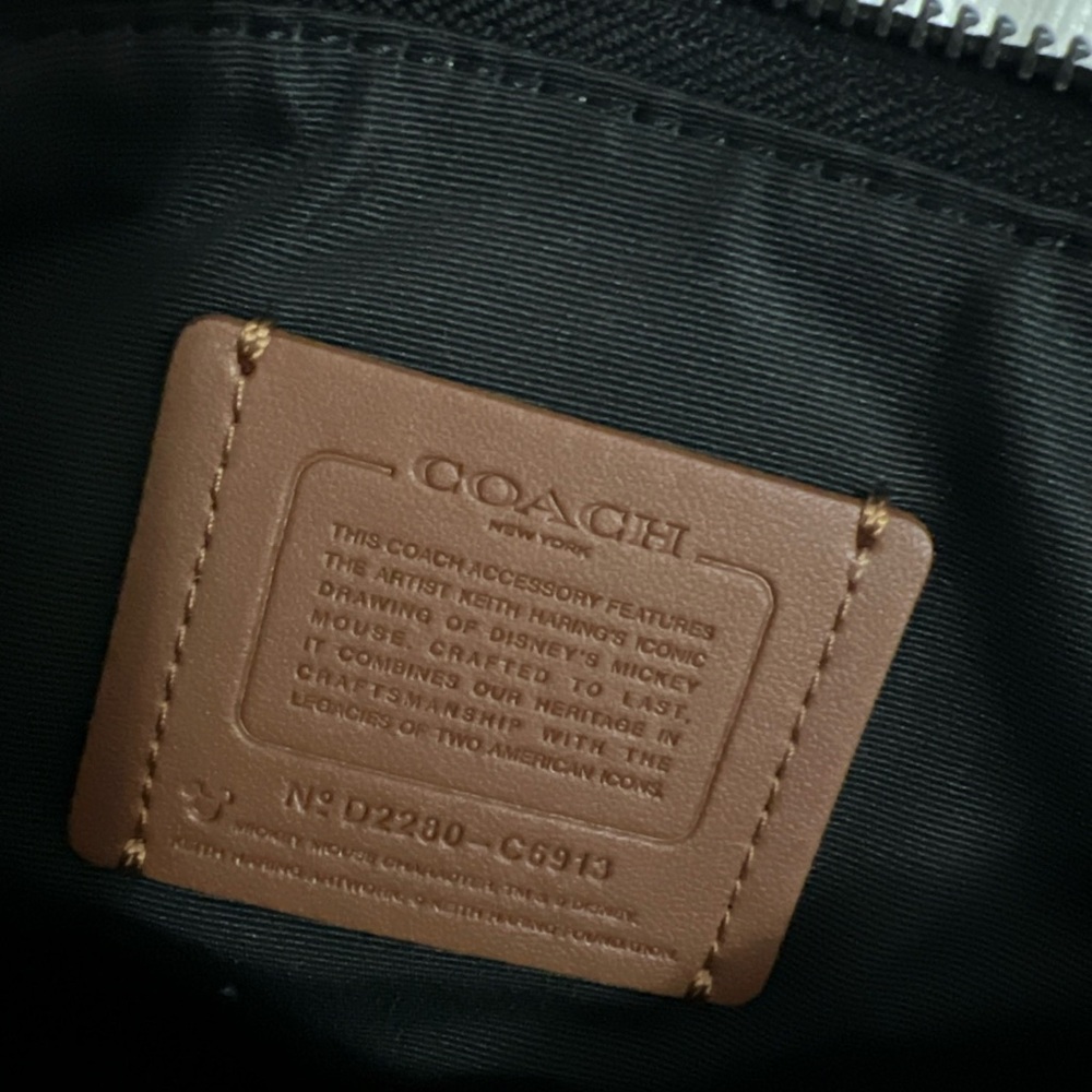 Coach Mickey Mouse x Keith Haring Crossbody Bag - Picture 8 of 9